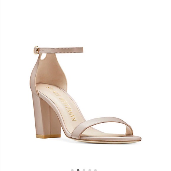Worn once- wrong size! Stuart weitzman nude heels. Perfect for any occasion - Picture 5 of 7